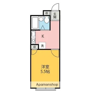 ベルピアドリーム上渕名【118号室】の間取り