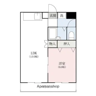 ハイツライアン【2-203号室】の間取り