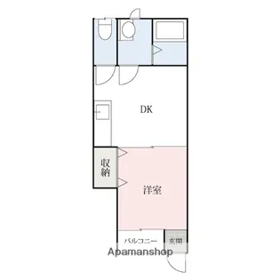 アンディーハウス宮子【1階】の間取り