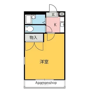 フィオーレ【206号室】の間取り