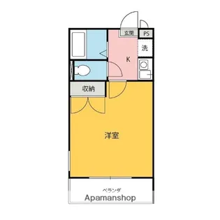 トレンドONE【205号室】の間取り