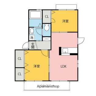 アスナロ【1階】の間取り