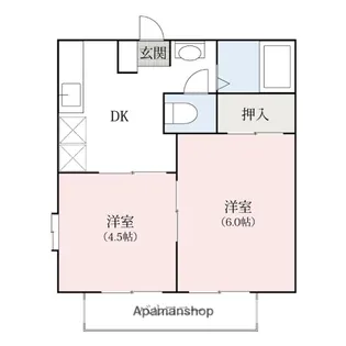 サンアイリス【1階】の間取り