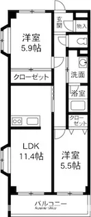 K&Aパレス【2階】の間取り