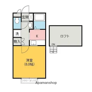 VIVACE【A202号室】の間取り