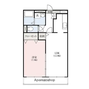 優駿スクエア【2階】の間取り