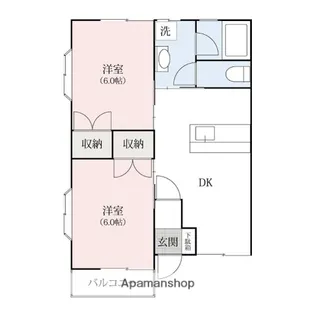 協和コーポⅢ【1階】の間取り