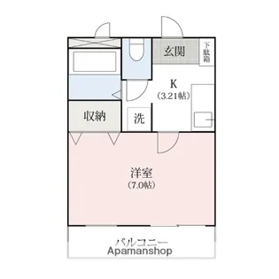 ラヴィルユウゼン【2階】の間取り