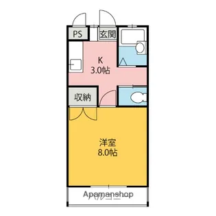 ハイムセレーノ【2階】の間取り