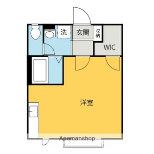 プランドール(西田町)【D202号室】の間取り