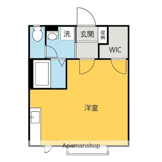 プランドール(西田町)【D101号室】の間取り