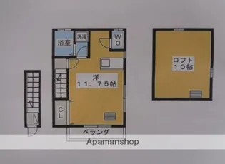 エールハウス【2階】の間取り