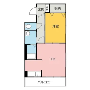 ヴァンヴェスト【A201号室】の間取り