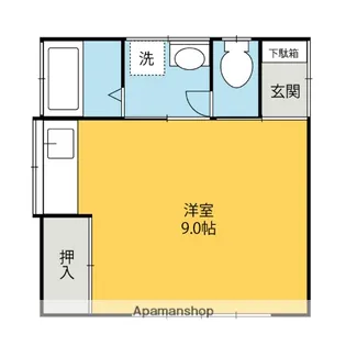 シャレル茂呂【K5号室】の間取り