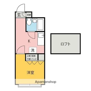 ベルピアドリーム上之手【2階】の間取り