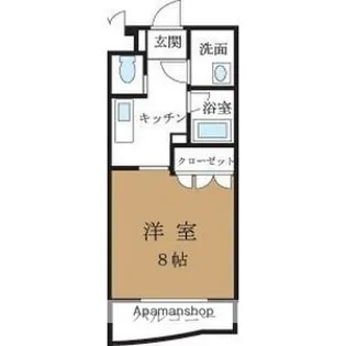 フォンテーヌマンション【2階】の間取り