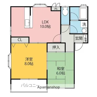 パーク21【1階】の間取り