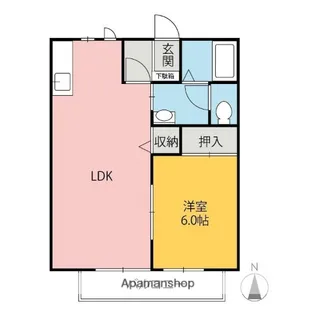 パナハイツ72【205号室】の間取り