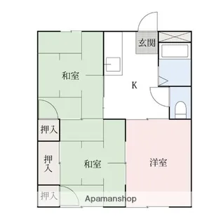スナオハイツ【203号室】の間取り