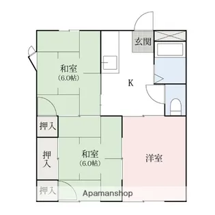 スナオハイツ【2階】の間取り
