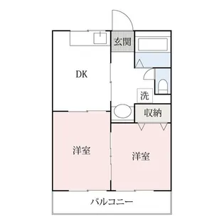 メゾンボナール【2階】の間取り
