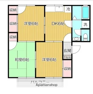 ハイム智成【103号室】の間取り