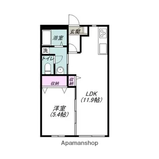 メルヴェーユ【1階】の間取り