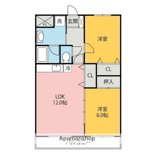 ポポラアレ【207号室】の間取り