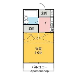 ソーレイセサキ【202号室】の間取り