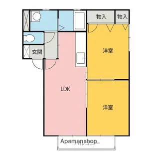 ウィル【C101号室】の間取り