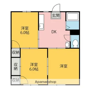 パールハイツ【A103号室】の間取り