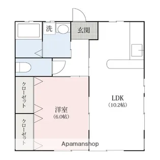 プレンティーライフ【A7号室】の間取り