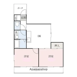 ビジョンパレス【1階】の間取り