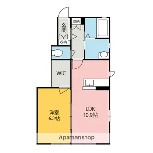 グランスクエアABC【B102号室】の間取り