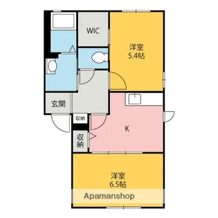 アネーロ(曲沢町)【B203号室】の間取り