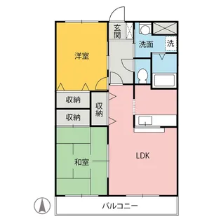 グリーンパークⅡ【2階】の間取り