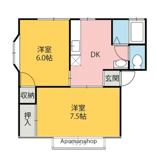 ビレッジヒルズ【C201号室】の間取り