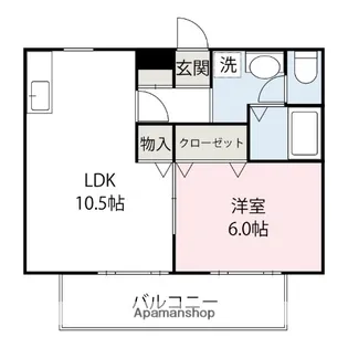 ルミエール(東町)【1階】の間取り