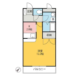 ベルヴェール【1階】の間取り