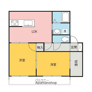 PURETWO【1階】の間取り