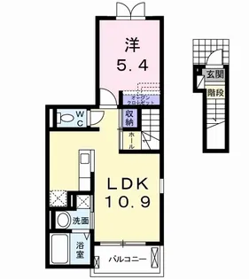 リエ フュテュール【2階】の間取り