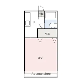 カーサモリグチ ゼロ【A号室】の間取り