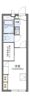 レオパレスソレイユ【1階】の間取り