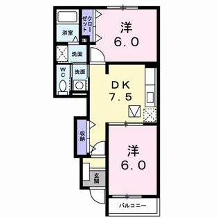 マルベリーパーク【1階】の間取り