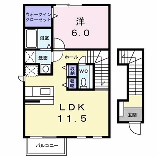 とれふるB【2階】の間取り