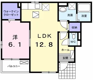 K’S FLAT【1階】の間取り