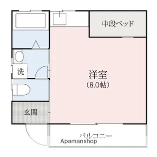 シャレル下蓮【K31号室】の間取り