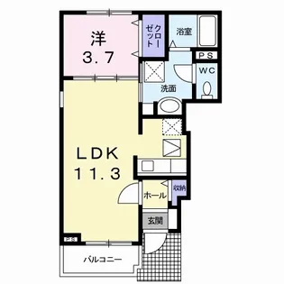 M.Y STORY【1階】の間取り