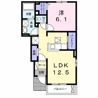 サンセレーノ・光【1階】の間取り