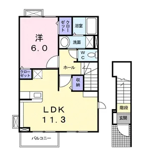サニーメゾン【2階】の間取り